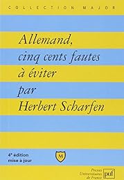 Allemand, cinq cents fautes à éviter