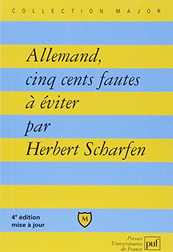 Allemand, cinq cents fautes à éviter