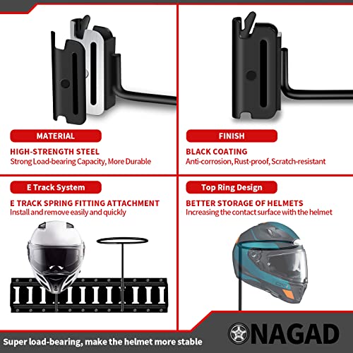 E Track Helmet Holder E-Track Display Storage Organizer Hanger