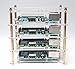 Raspberry Pi 3 - Four (4) Layer Complete Stackable Dog Bone Case - Clear Stack Enclosure - Fits Pi 3 2 3B 2B B+ - by Raspberry Vine