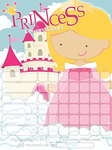 Princess Magnetic Reward Behavior Chore Chart for Kids