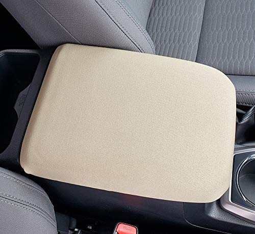 Car Console Covers Plus Neoprene Center Armrest Console Cover Designed for Honda CRV 2016-2019 Tan (X1PLUS)