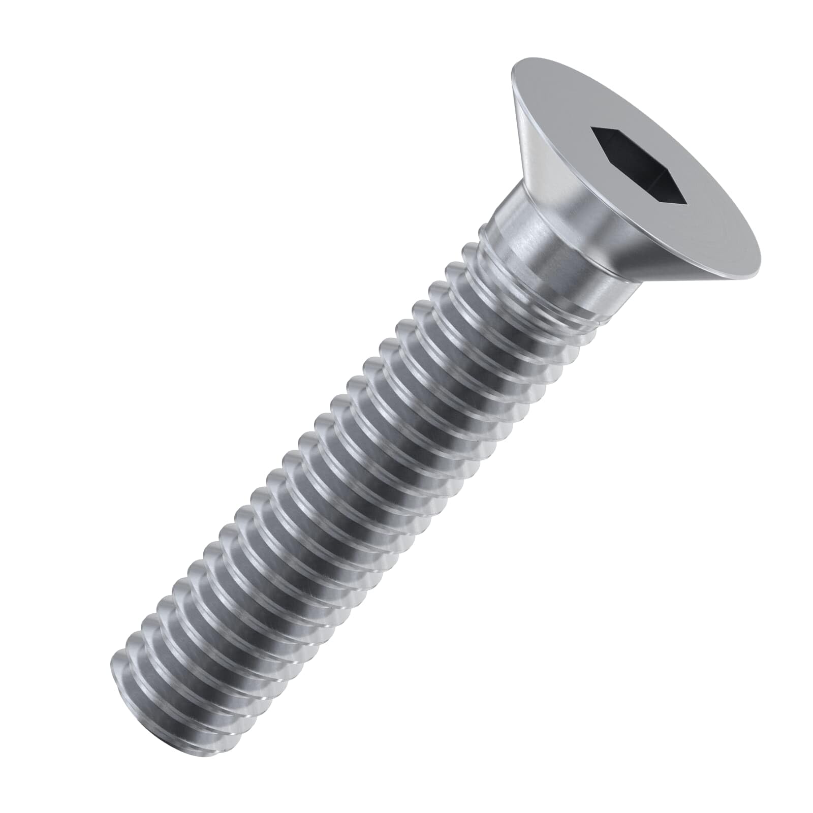 Accu - M6 x 30mm Socket Countersunk Screws (ISO 10642) - Stainless Steel (A2) (Pack of 20)