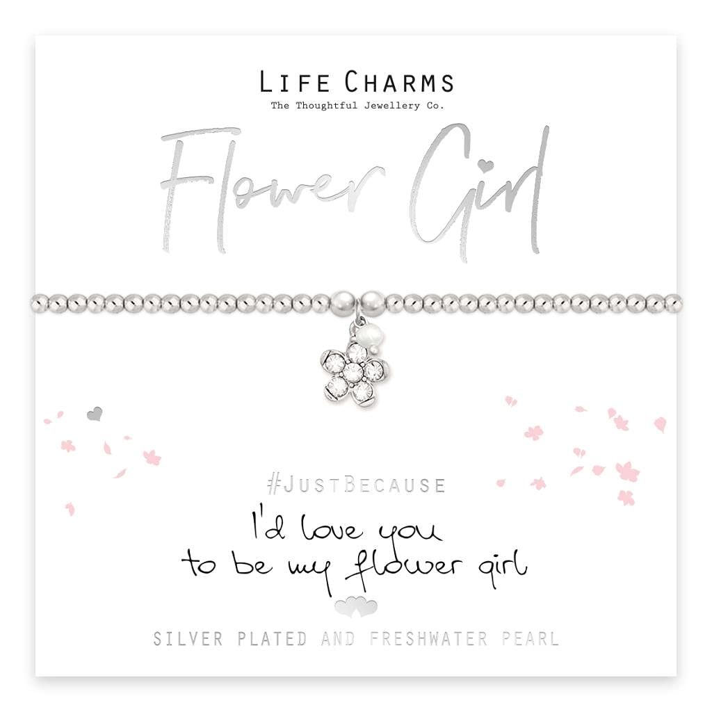 Life Charms Will You Be My Flower Girl? Bracelet