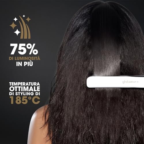 platinum+, Piastra per Capelli Intelligente 26 mm, Bianco