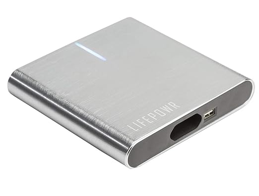 Lifepowr LPA2 EU/L Power Bank Externer Akku 27000mAh, Ausgangsspannung 230V/50Hz 120W Max für Laptop, Fernsehgeräte, Gitarren