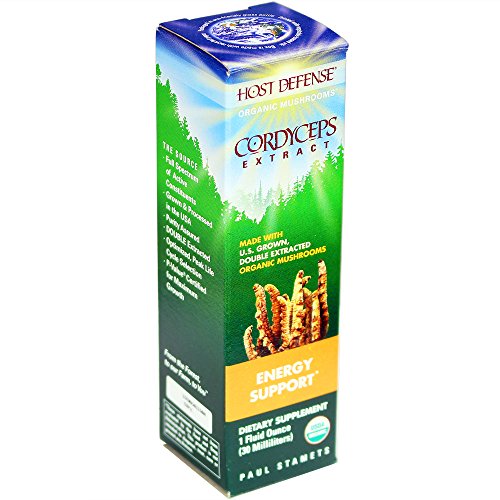 Host Defense - Cordyceps Extract, Mushroom Support for Energy, 30 Servings (1 oz)