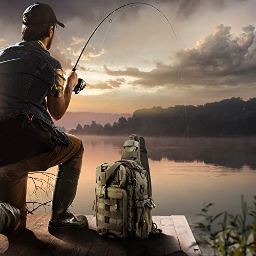 image for DYJ Outdoor Fishing Tackle Bag Backpack Multifunctional Waterproof Tac