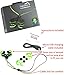 STEREO WIRELESS BLUETOOTH HEADSET-In-Ear Headphones-Loud Bass-Magnetic Power-Noise Cancelling Mic-Sweatproof for Running Gym Sports-iPhone 6s 6 SE plus Galaxy S7 S6 edge Android Phone (Green/Black)