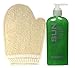 Sun Labs Unscented Exfoliating Body Scrub With Loofah Sponge Mitt for Soft Skin - 8 fl. oz. Bottle