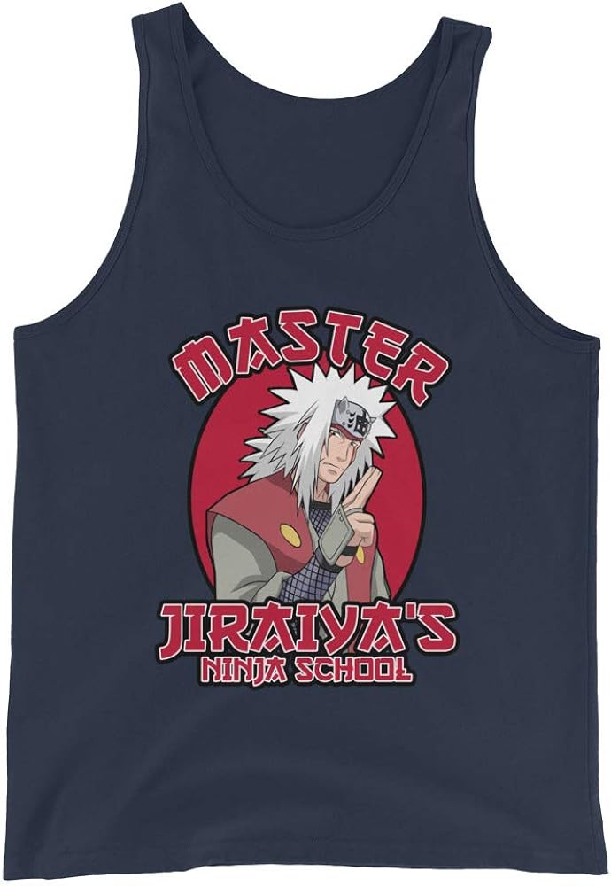 Master Jiraiya Ninja School Boruto Naruto Shippuden Vintage Men/Women Unisex Tank Top
