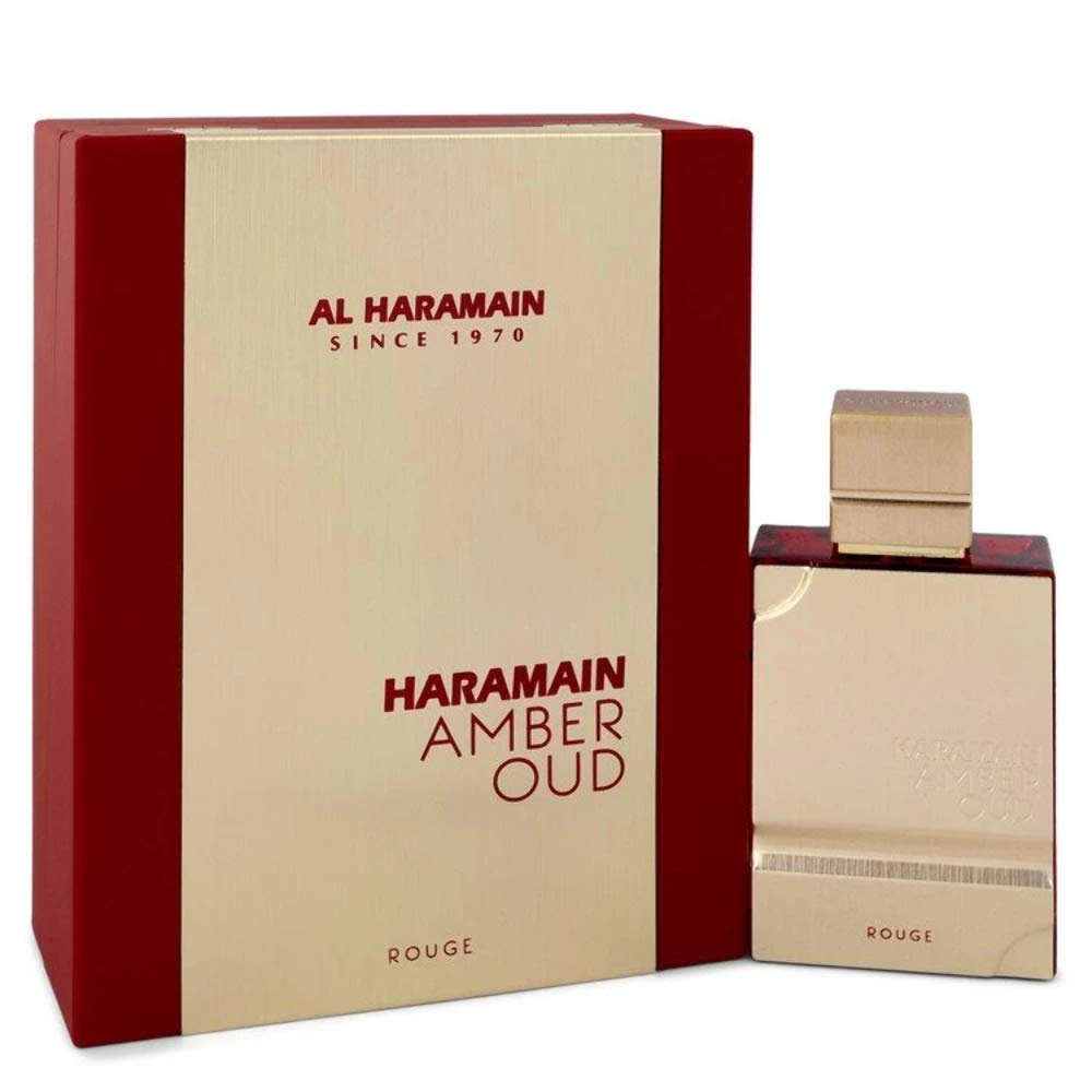 Al Haramain Amber Oud Rouge for Unisex Eau De Parfum Spray, 2 Ounce