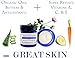 Organic ULTIMATE FACE CREAM Facial Moisturizer Anti Age Vitamin A,B,C & E Plus Antioxidant FORMULA Repair, Hydrate, Nourish & Protect. 1 OZ Blue Glass Jar