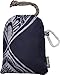 ChicoBag Vita Designer Reusable Tote Bag with Carabiner Clip | Compact Reusable Shopping Bags | Eco Friendly | Peacock Bandana