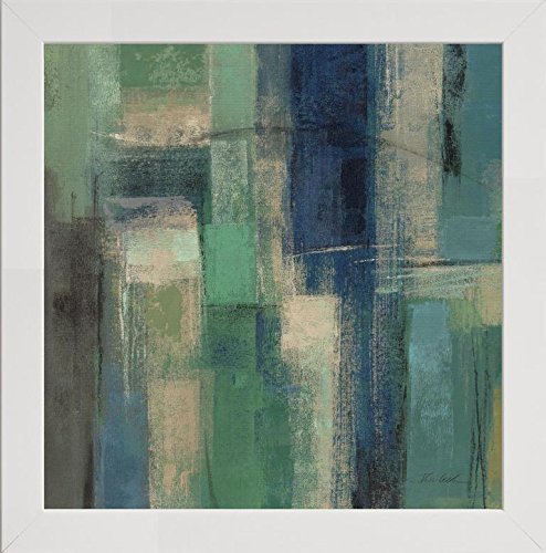 Frame Company Watson Range Emerald Fields Square I by Silva Vassileva, Photo Frame - 5 x 5 Inches, White