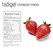 Tsogo Premium Whole Fruit Strawberry Powder, 84g 48 Servings of Premium Quality 100% Whole Freeze-Dried Strawberry Fruit Powder - No Added Flavors, Fillers or Sugars