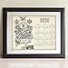2020 Calendar - Louis Vuitton Vintage - 11x14 Unframed Calendar Art Print - Great Classy Home Calendar, Also Makes a Great Gift Under $15