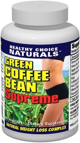 Green Coffee Bean Supreme-Extra Strength Weight Loss Formula-700 Mg Per 2 Capsule Dose- 30 Day Supply