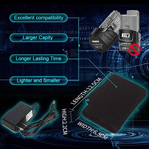PROSmart 12v Lipolymer Battery Pack Heated Jacket Battery Fit for