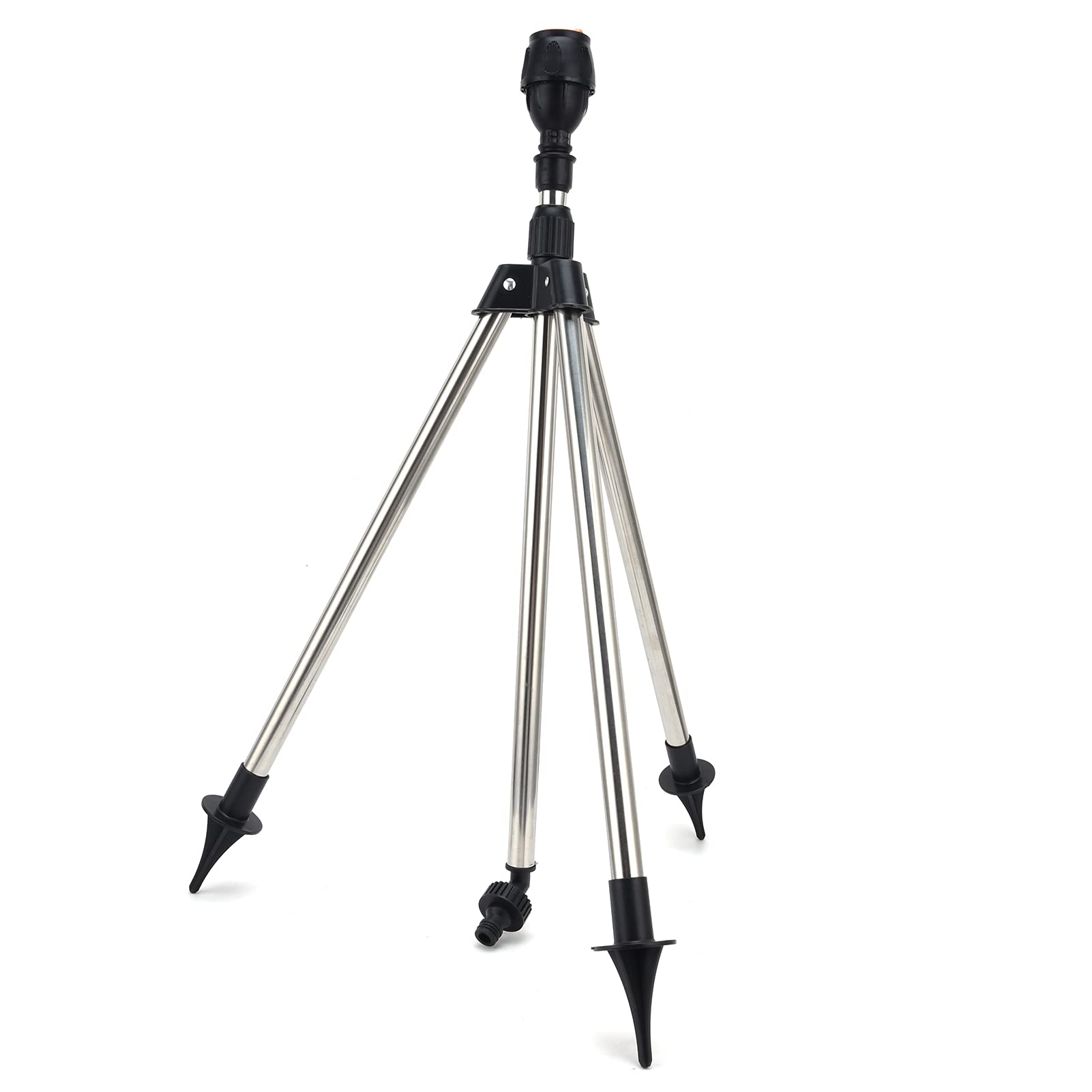 Garden Sprinkler, Automatic Rotating Sprinkler Water Sprinkler for Lawn Adjustable Tripod Height for Garden for Agricultural Irrigation
