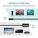 USB C HDMI Cable RAVPower USB Type-C HDMI for Galaxy S8, LG G5, MacBook, Chromebook with 4K Ultra HD Display, USB C Cord with Thunderbolt 3 Dual Displays Support for Media & Gaming