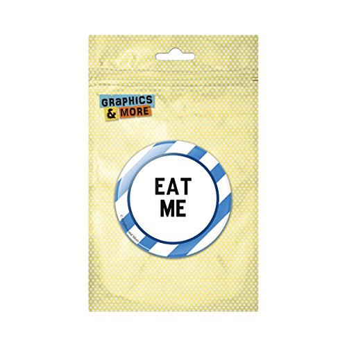 Eat Me Treats Food Funny Pinback Button Pin Badge - 3 Inch Diameter