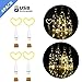iMazer Wine Bottle Cork Lights, Rechargeable USB Powered Copper Wire String Starry LED Light for DIY,Party,Home Decor,Christmas,Wedding or Mood Lights Wine Bottle Decorations (Warm White 4 Pack)