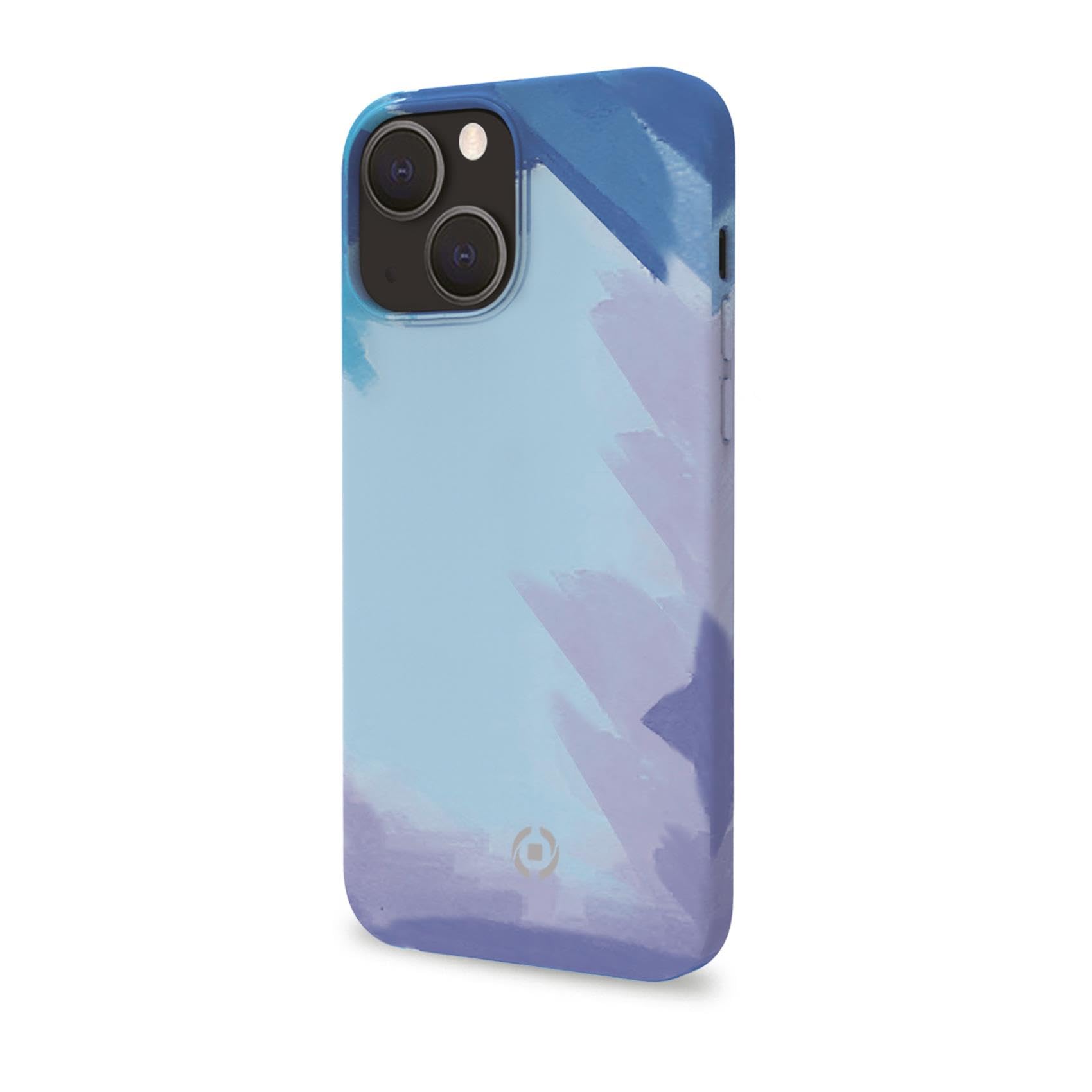 Celly Cover iPhone 13 Watercolor Blue