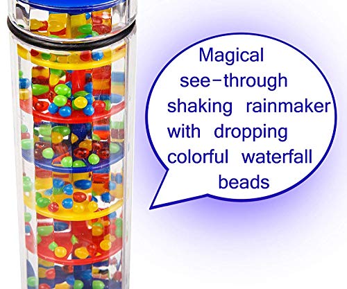 image for Jovatnana Rainmaker Toy for Kids Musical Instruments | Rainfall Rattle