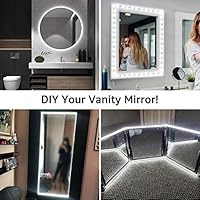 Olafus 16 4ft Led Strip Lights Daylight White Dimmable Led Vanity Light 12v Flexible Under Cabinet Tape Lighting 5m 300 Leds 2835 6000k Cool White Led Strip Indoor Vanity Mirror Bedroom Kitchen Amazon Sg
