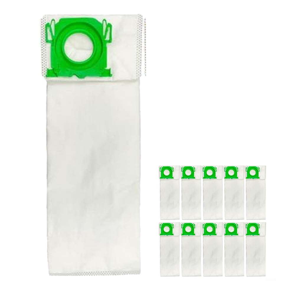 View 1 of 10-PACK 5828AM 5828ER Vacuum Cleaner Bags for SEBO 370 X, G & C Series Upright Vacuum Cleaner Dust Bags, Compatible with SEBO Felix, E3, K3, X1 X2 X3 X4 X5 Extra Pet XP2 XP3