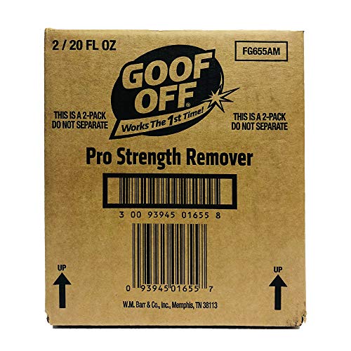 Goof Off Professional Strength Remover 20 Fl. Oz., 2 Pack Latex