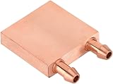 Yunir Pure Copper Water Cooling Block 40mm GPU CPU Liquid Cooler Heat Exchanger view 8