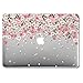 GMYLE MacBook Pro 13 Case with Retina Display No CD-ROM (A1502/A1425, Version 2015/2014/2013/end 2012), Plastic Hard Clear Glossy Case Shell - Pink Flowers Cherry Blossom