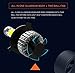 Alla Lighting New CSP Xtremely Bright 9012 HIR2LL LED Headlight Bulbs w/High Power 8000Lm 6500K White Lamps (9012)