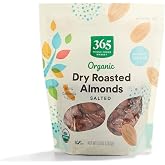 365 by Whole Foods Market, Organic Dry Roasted &amp; Salted Almonds, 10 Ounce