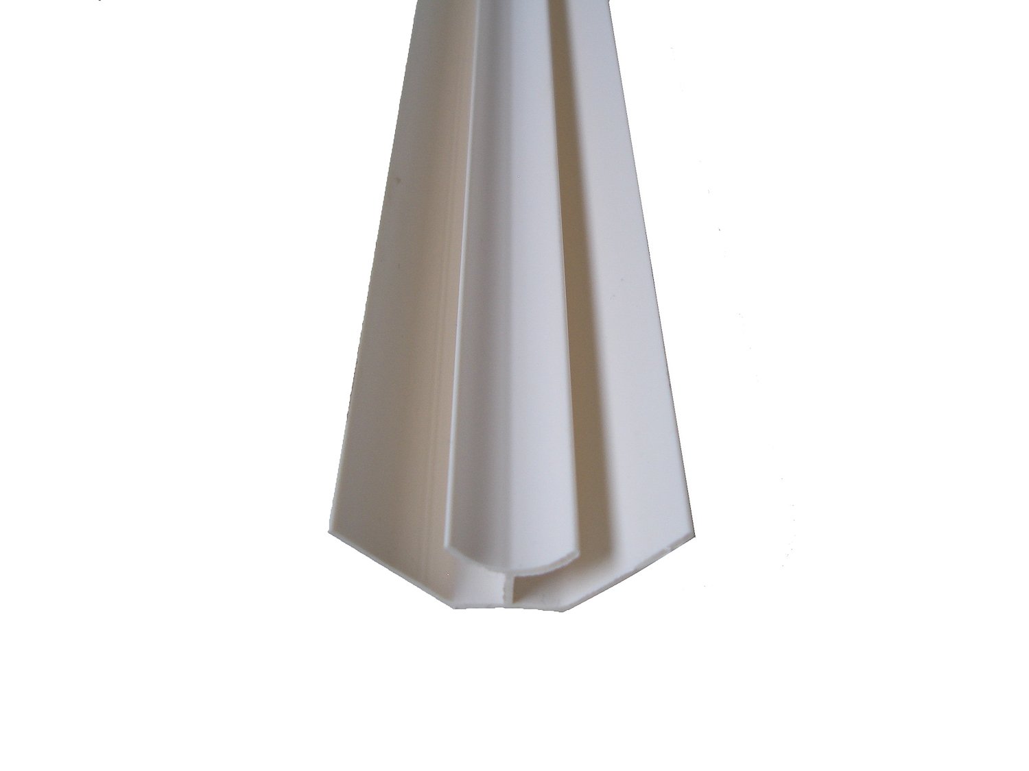 White Panel Trim Perfect For Bathroom Kitchen Shower Wall PVC Cladding