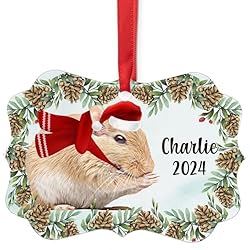 Satin Mouse Mice Christmas Ornament 2024
