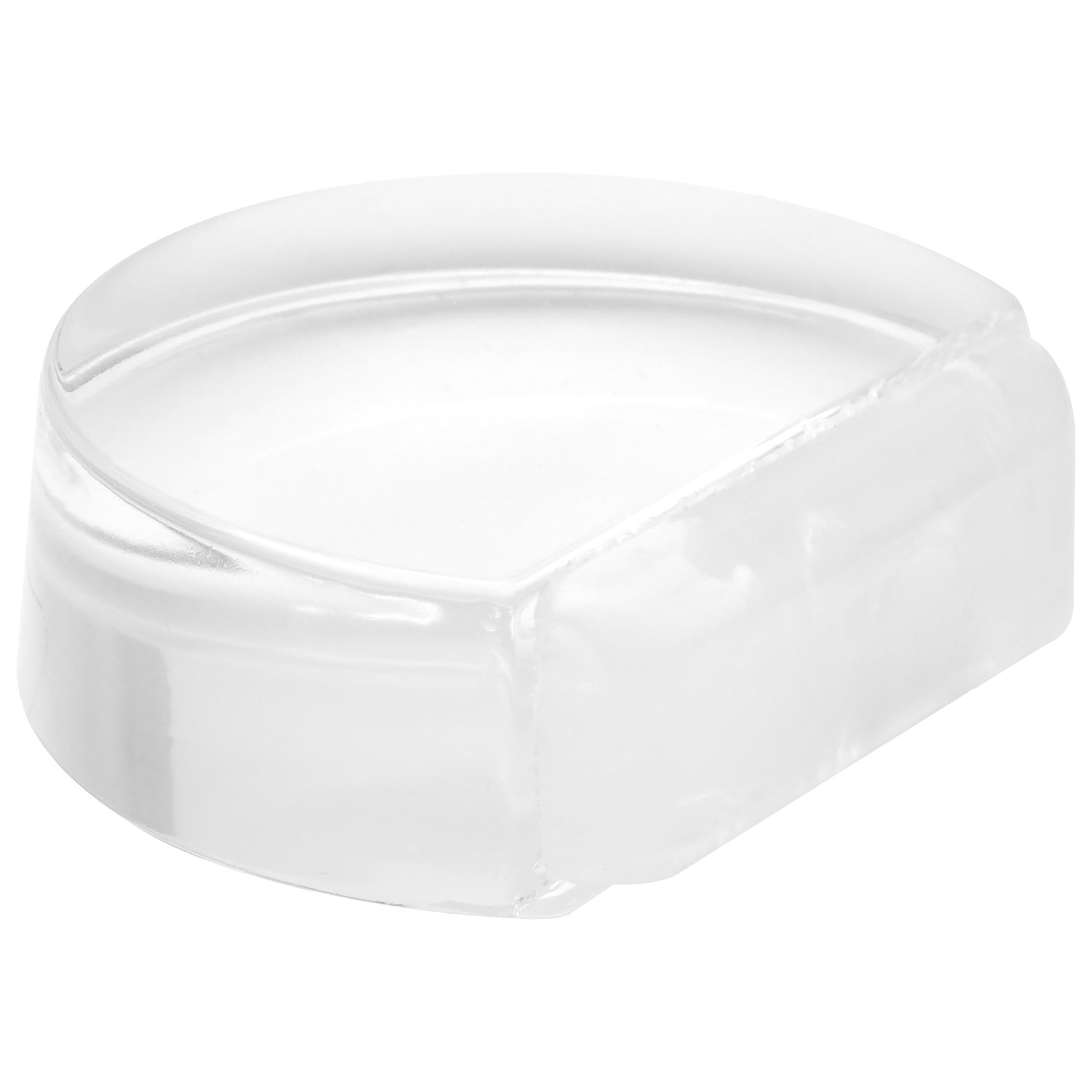 Wagner Doorstop Clear - 45 x 39 x 16 mm, self-Adhesive, Transparent Buffer Made of high Class Synthetics + Thermostatic Rubber, to be glued on Floors, Removable Without Residue - 15502711