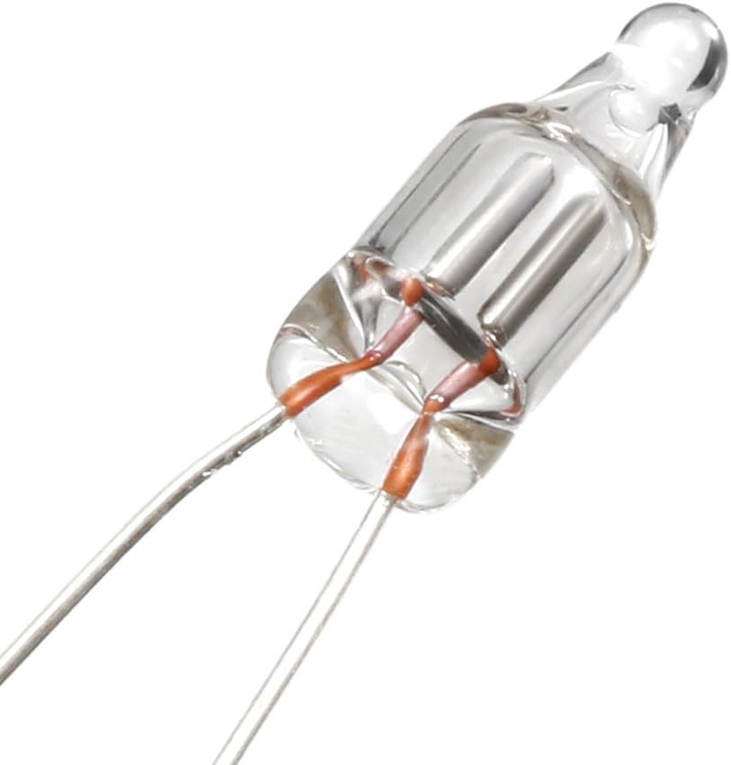 sourcingmap 100Pcs F4 4x10mm Bright Red Light Neon Light Bulb Indicator Lamp - Image 4