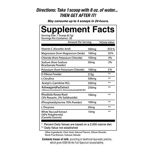 Jocko Discipline Stim Free Pre Workout Powder AllNatural Pre