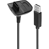 UIGOCLE Charging Cable Compatible with Xbox 360, Wireless Controller USB Charging Cable Compatible with Microsoft Xbox360 / Xbox 360 Slim Wireless Game Controllers （10FT）