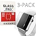 LUJI Apple iWatch 3 Tempered Glass Screen Protector Anti-Scratch Anti-Fingerprint Bubble-Free Ultra-Thin HD-Clear Screen Protector for Apple iwatch 38mm[3-Pack] 03