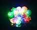 ADFOLF 36 Pack Flashing Led Bumpy Rubber Rings for Party Favors,Light Up Finger Toy