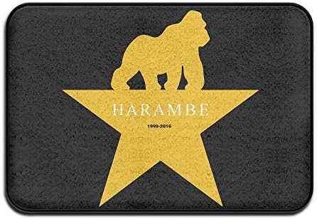 Trendy Mats Harambe for President Entry Way Outdoor Non-Skid/Slip Rug 23"x15" Doormat