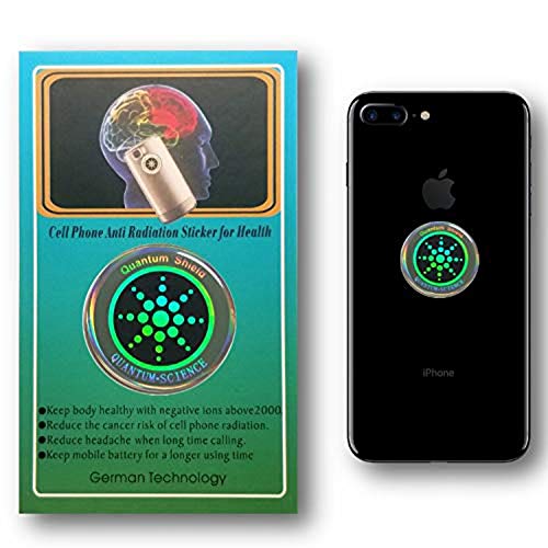 Tvoip Quantum Shield Sticker Mobile Phone Sticker for All Mobile Phones iPad iPod MacBook Computer Laptop Anti Radiation Protection from EMF Fusion Excel Anti-Radiation-Qty 6Pcs (Silver) - Thumbnail 5
