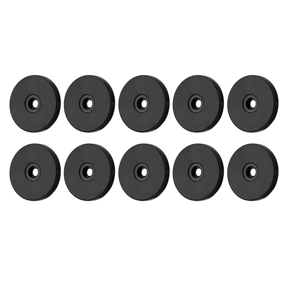 10Pcs 125KHZ Tags, RFID Inductive Tag Token for Guard Tour System Checkpoint, RFID Checkpoints Inductive Tag Token with Super Large Storage Capacity (Black)