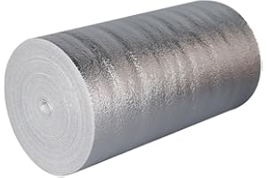WZCNDIDI Reflective Insulation Roll,Aluminum Film Pearl Cotton,Packing Insulation Foil Keeping Fresh and Cold Fit for Fruit Snack Food (32"X10ft)