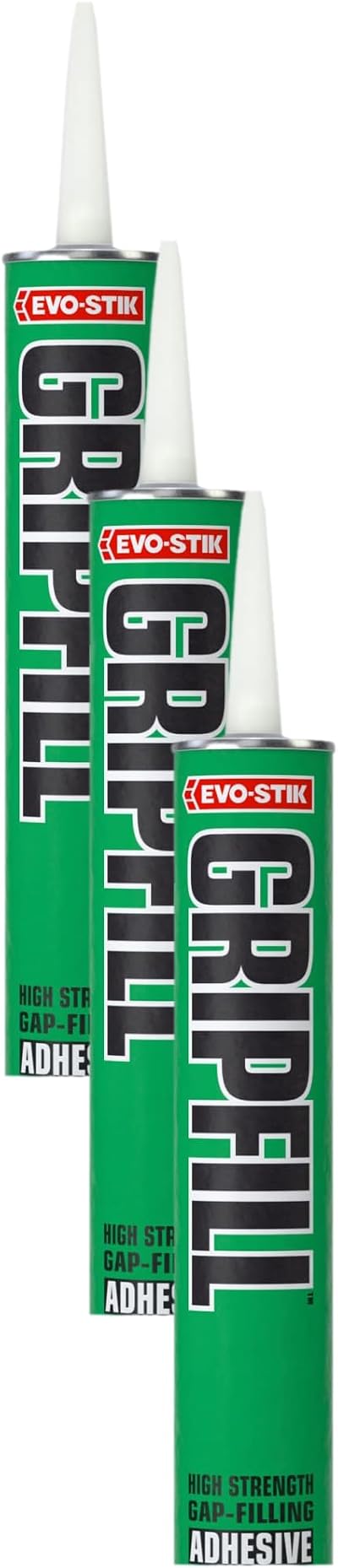 EVO-STIK GRIPFILL Gap Filling Adhesive 350ml Buff Pack of 3