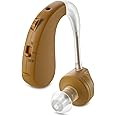 Digital Hearing Amplifier - BTE Behind The Ear Sound Amplifier and Personal Sound Enhancer with Noise Reducing Feature That is Smaller & Discreet - Ready to Wear in Any Left or Right Ear